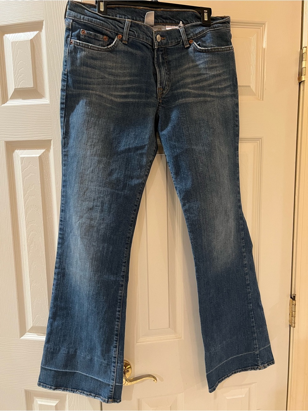 Vintage Lucky Brand Dungarees America Buckle Jeans Made in USA Size 14 Y2